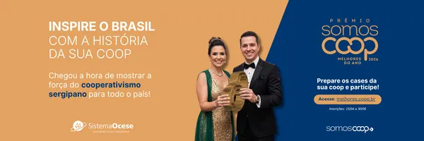 Prêmio SomosCoop 2026 vai reconhecer os melhores cases do cooperativismo brasileiro